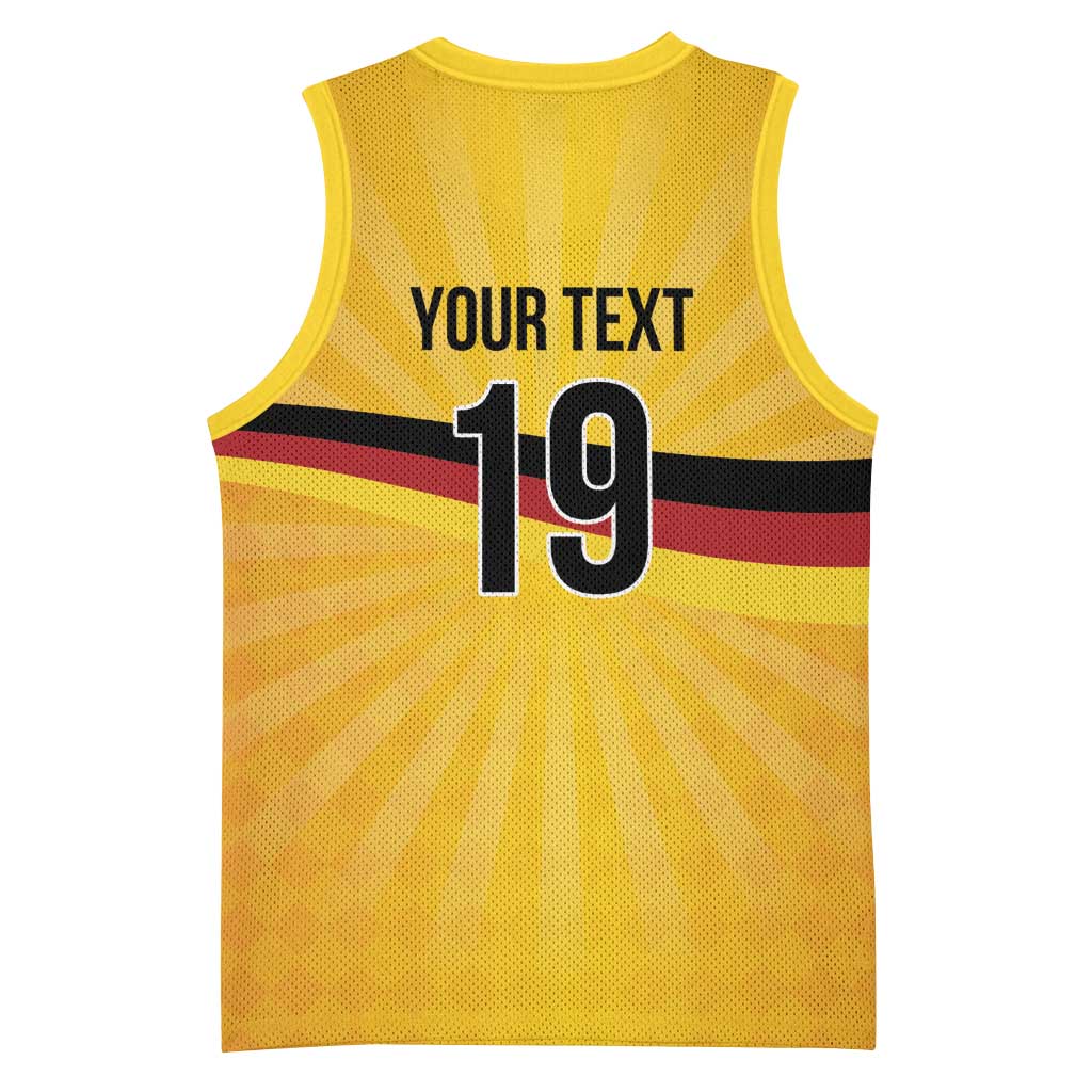 Custom Germany Heritage Eagle Basketball Jersey German Eagle with Flag Design - Wonder Print Shop
