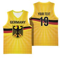 Custom Germany Heritage Eagle Basketball Jersey German Eagle with Flag Design - Wonder Print Shop
