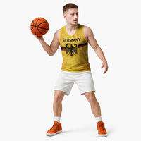 Custom Germany Heritage Eagle Basketball Jersey German Eagle with Flag Design - Wonder Print Shop