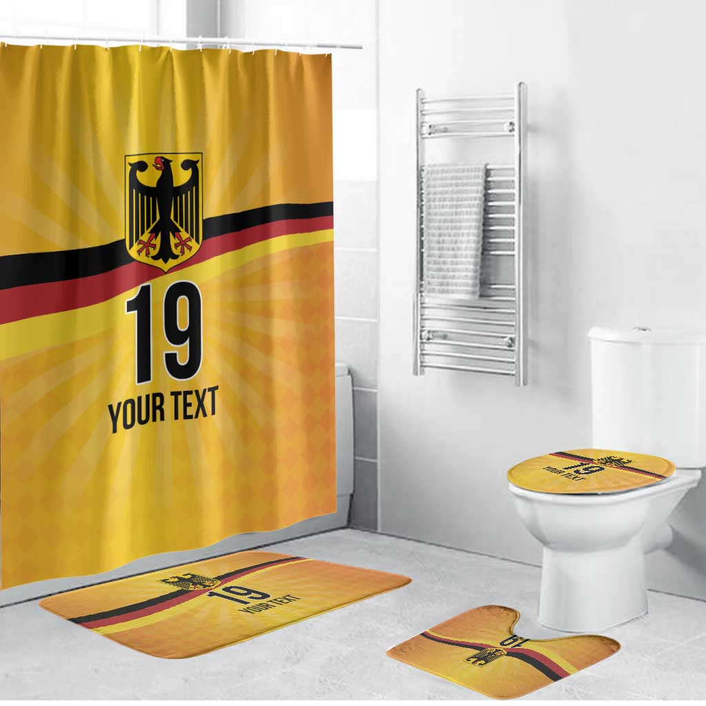 Custom Germany Heritage Eagle Bathroom Set German Eagle with Flag Design - Wonder Print Shop