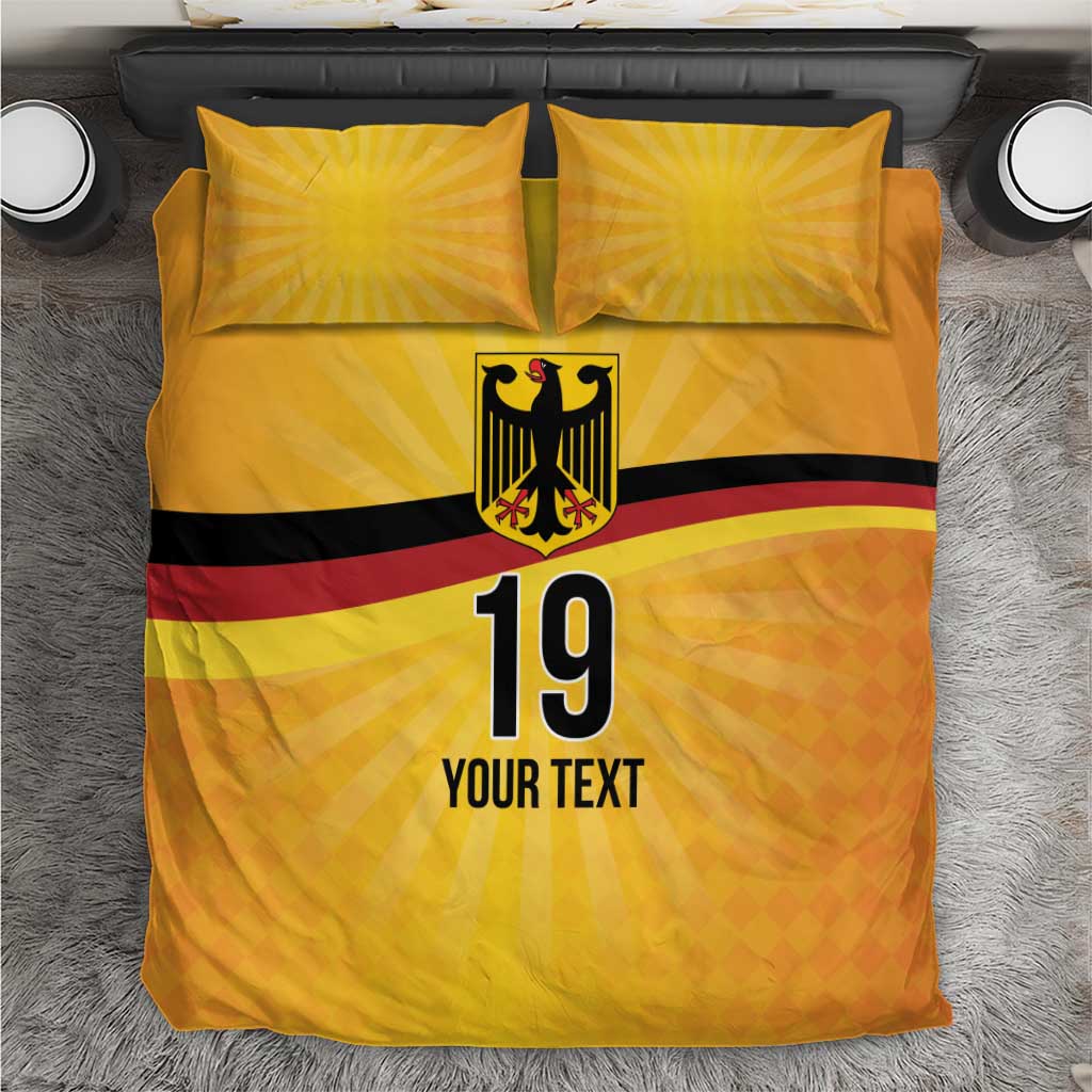 Custom Germany Heritage Eagle Bedding Set German Eagle with Flag Design - Wonder Print Shop
