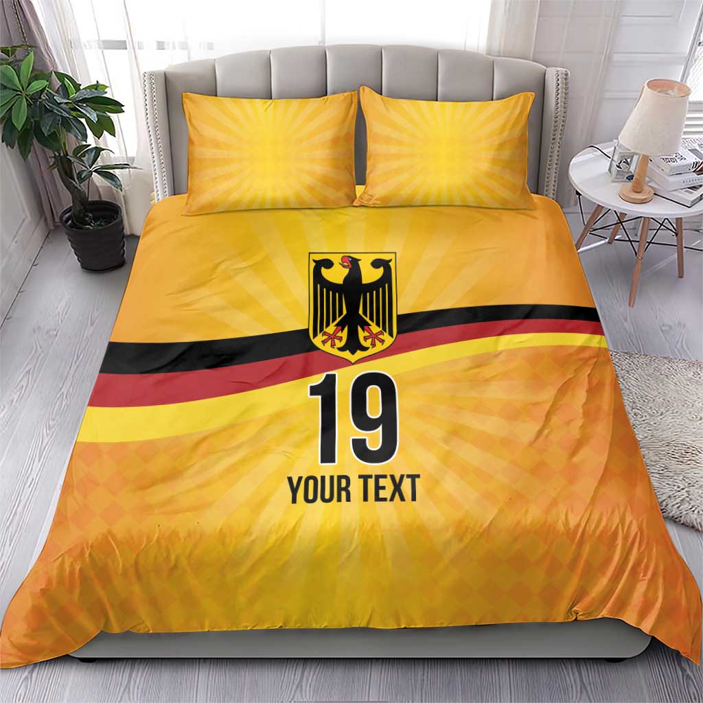 Custom Germany Heritage Eagle Bedding Set German Eagle with Flag Design - Wonder Print Shop