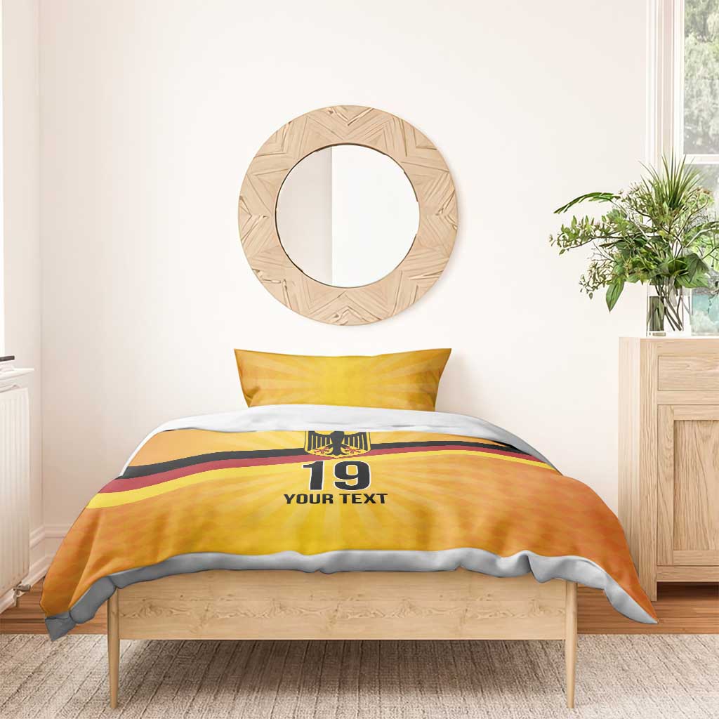 Custom Germany Heritage Eagle Bedding Set German Eagle with Flag Design - Wonder Print Shop