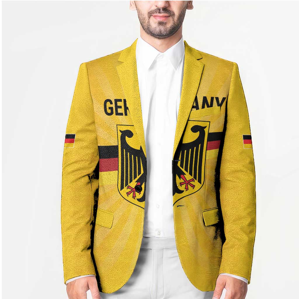 Custom Germany Heritage Eagle Blazer German Eagle with Flag Design - Wonder Print Shop