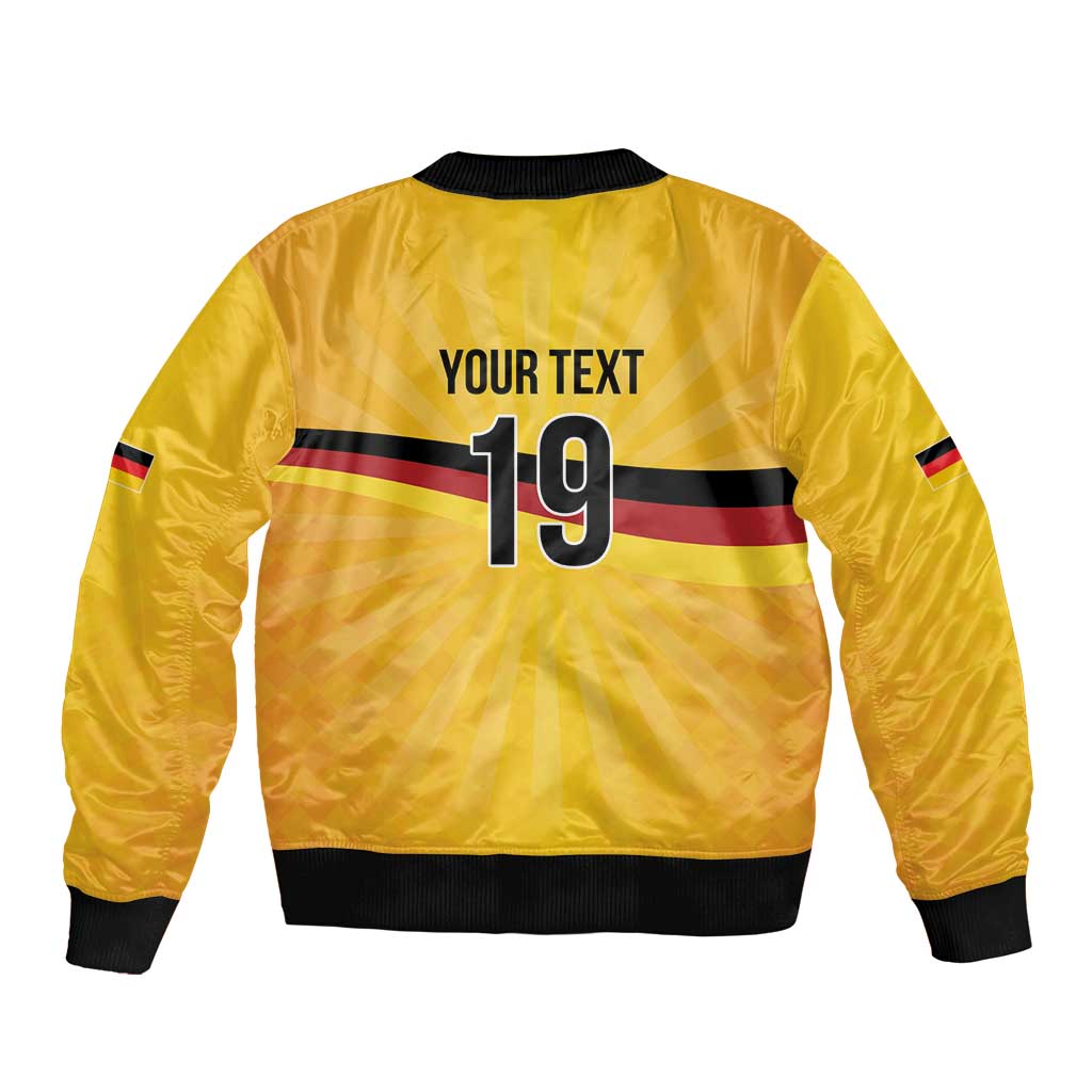 Custom Germany Heritage Eagle Bomber Jacket German Eagle with Flag Design - Wonder Print Shop