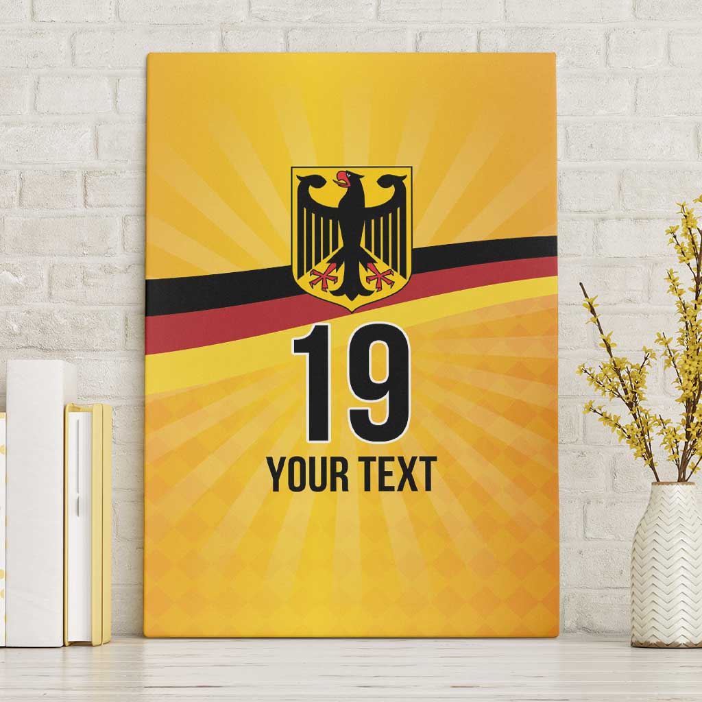 Custom Germany Heritage Eagle Canvas Wall Art German Eagle with Flag Design - Wonder Print Shop