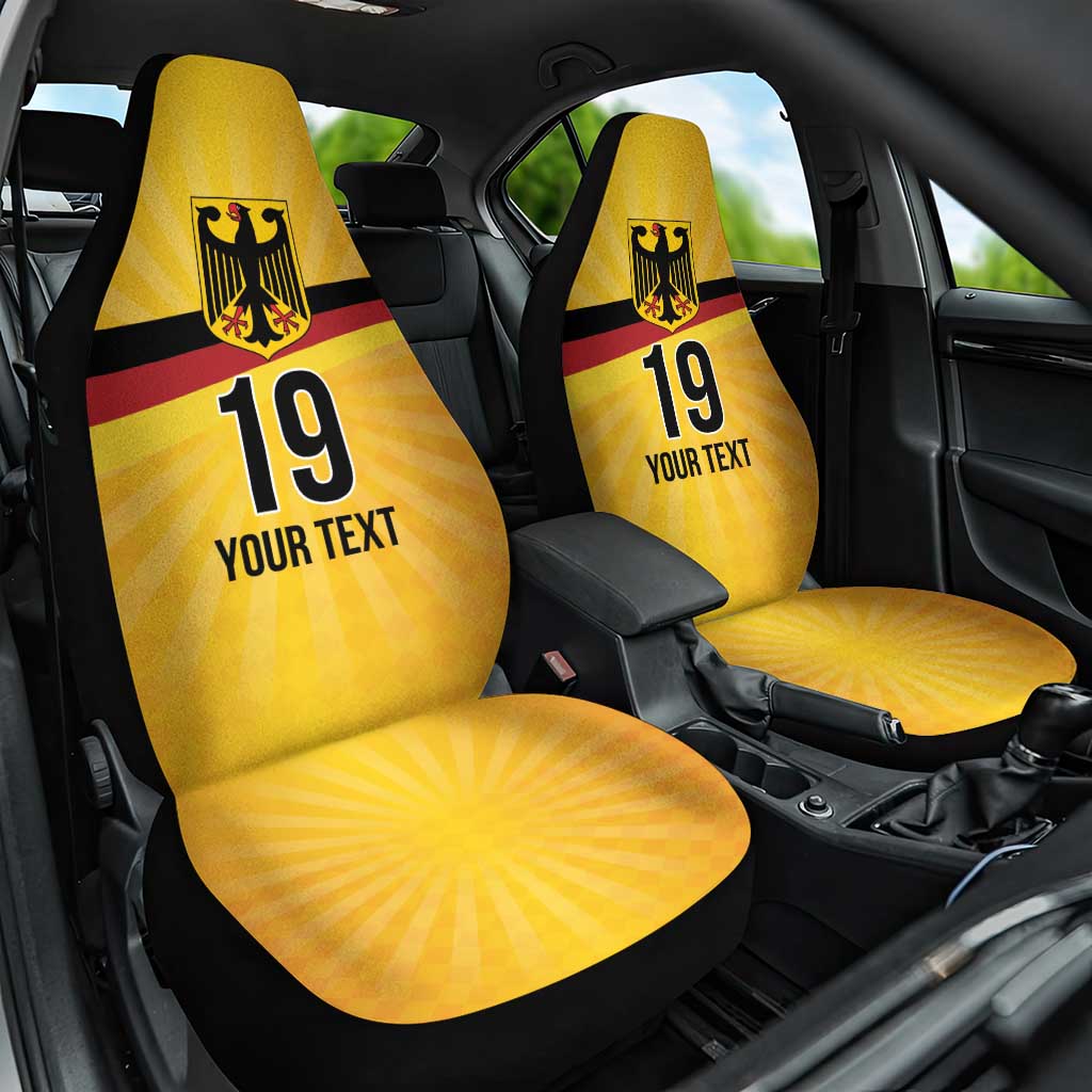 Custom Germany Heritage Eagle Car Seat Cover German Eagle with Flag Design - Wonder Print Shop