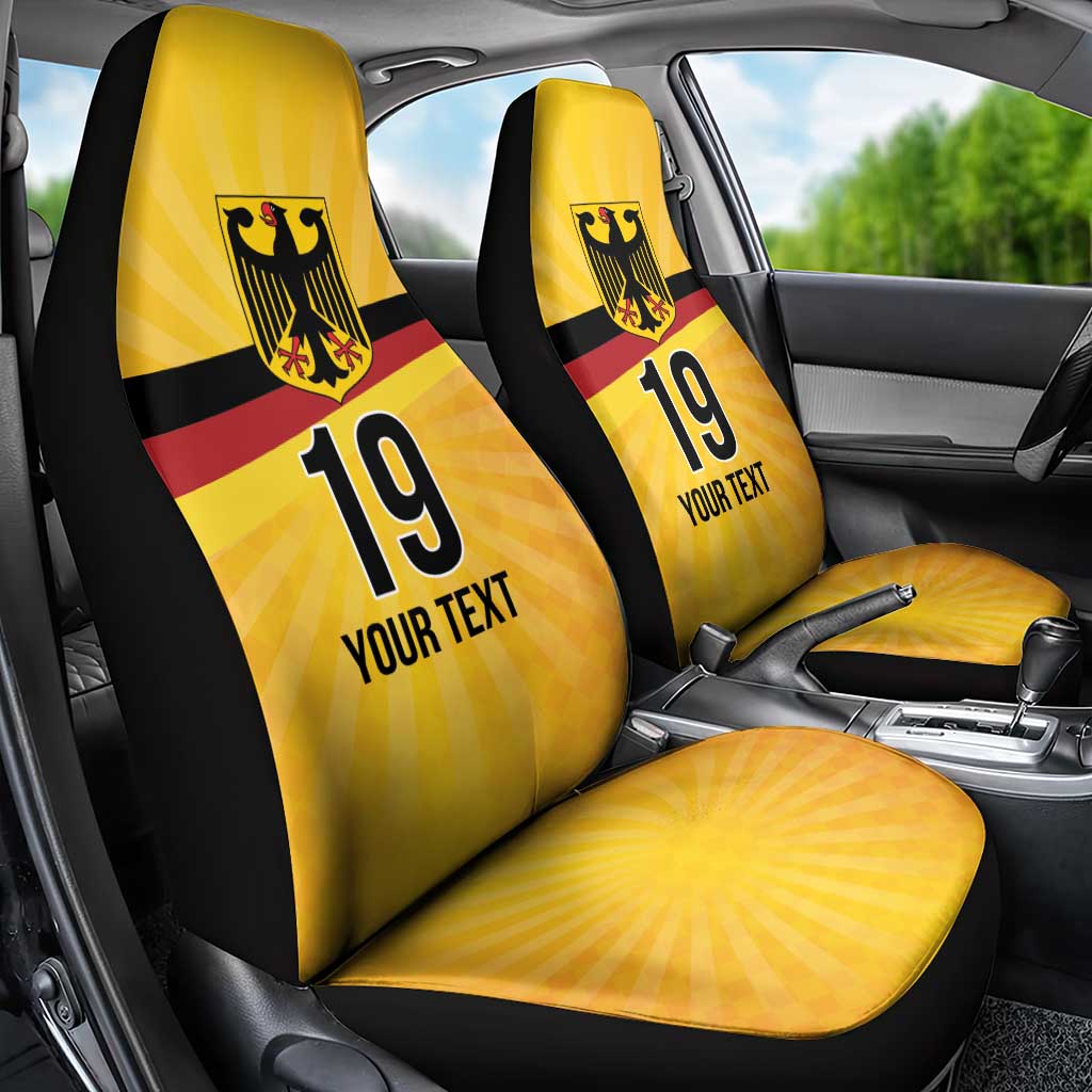 Custom Germany Heritage Eagle Car Seat Cover German Eagle with Flag Design - Wonder Print Shop