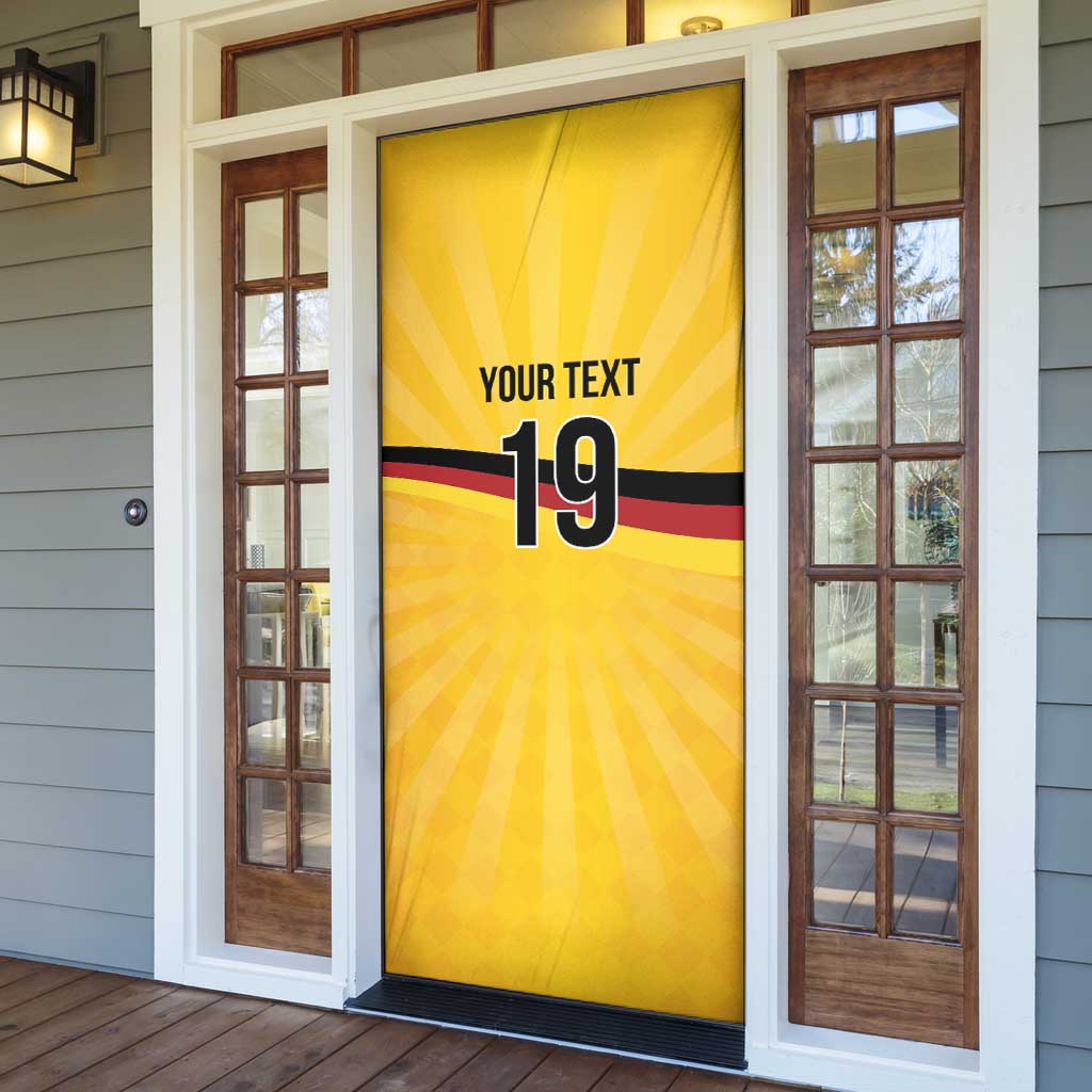Custom Germany Heritage Eagle Door Cover German Eagle with Flag Design - Wonder Print Shop