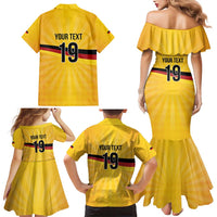 Custom Germany Heritage Eagle Family Matching Mermaid Dress and Hawaiian Shirt German Eagle with Flag Design - Wonder Print Shop