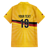 Custom Germany Heritage Eagle Family Matching Off The Shoulder Long Sleeve Dress and Hawaiian Shirt German Eagle with Flag Design - Wonder Print Shop