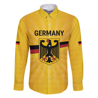 Custom Germany Heritage Eagle Family Matching Off The Shoulder Long Sleeve Dress and Hawaiian Shirt German Eagle with Flag Design - Wonder Print Shop