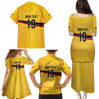 Custom Germany Heritage Eagle Family Matching Puletasi and Hawaiian Shirt German Eagle with Flag Design - Wonder Print Shop