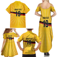 Custom Germany Heritage Eagle Family Matching Summer Maxi Dress and Hawaiian Shirt German Eagle with Flag Design - Wonder Print Shop