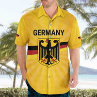 Custom Germany Heritage Eagle Hawaiian Shirt German Eagle with Flag Design - Wonder Print Shop