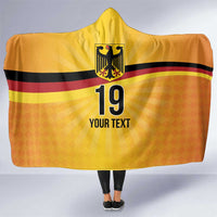 Custom Germany Heritage Eagle Hooded Blanket German Eagle with Flag Design - Wonder Print Shop