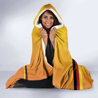 Custom Germany Heritage Eagle Hooded Blanket German Eagle with Flag Design - Wonder Print Shop