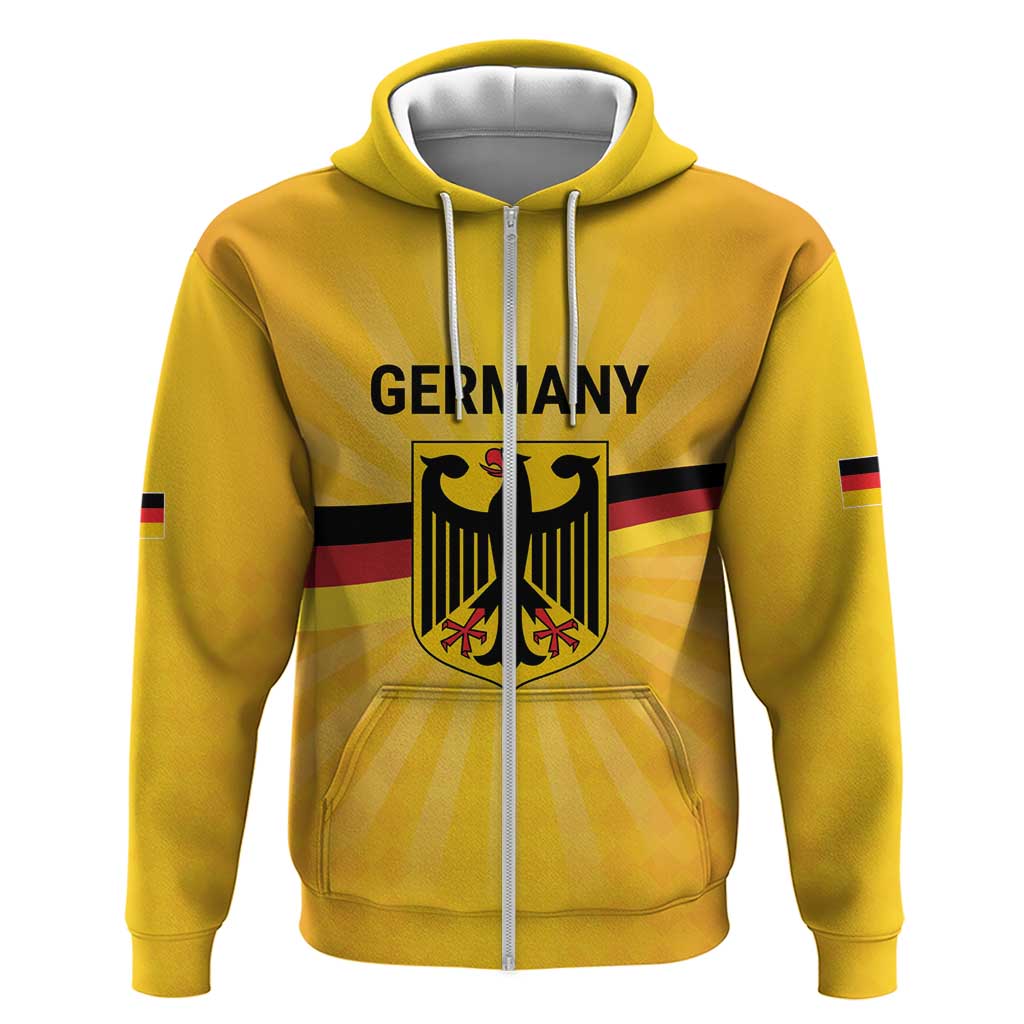 Custom Germany Heritage Eagle Hoodie German Eagle with Flag Design - Wonder Print Shop