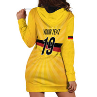 Custom Germany Heritage Eagle Hoodie Dress German Eagle with Flag Design - Wonder Print Shop