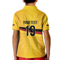 Custom Germany Heritage Eagle Kid Polo Shirt German Eagle with Flag Design - Wonder Print Shop