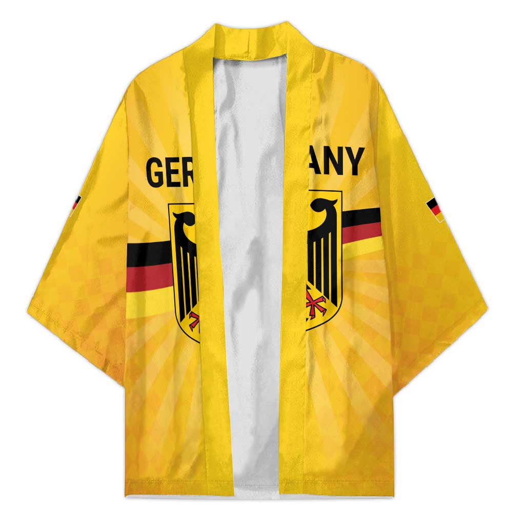 Custom Germany Heritage Eagle Kimono German Eagle with Flag Design - Wonder Print Shop