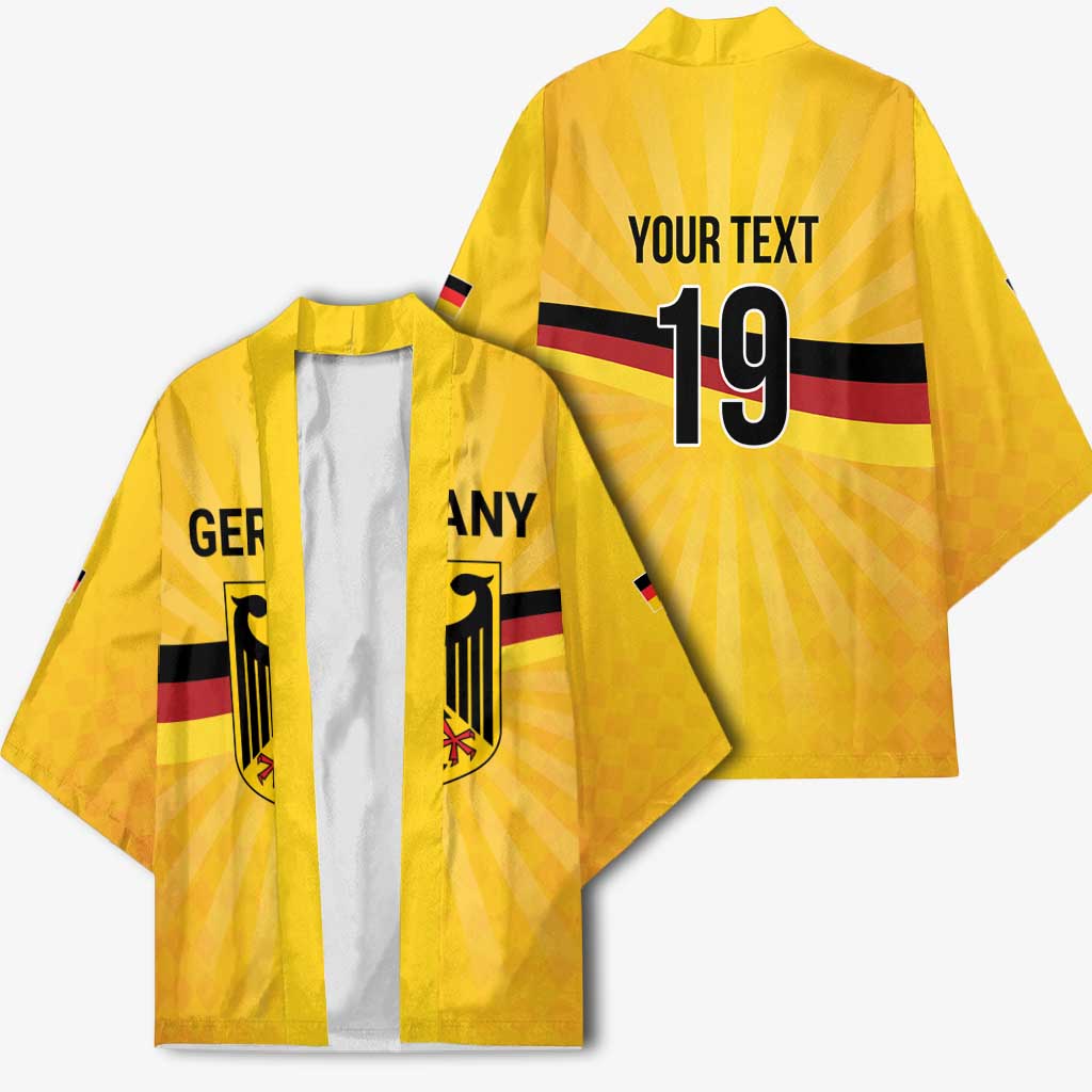 Custom Germany Heritage Eagle Kimono German Eagle with Flag Design - Wonder Print Shop