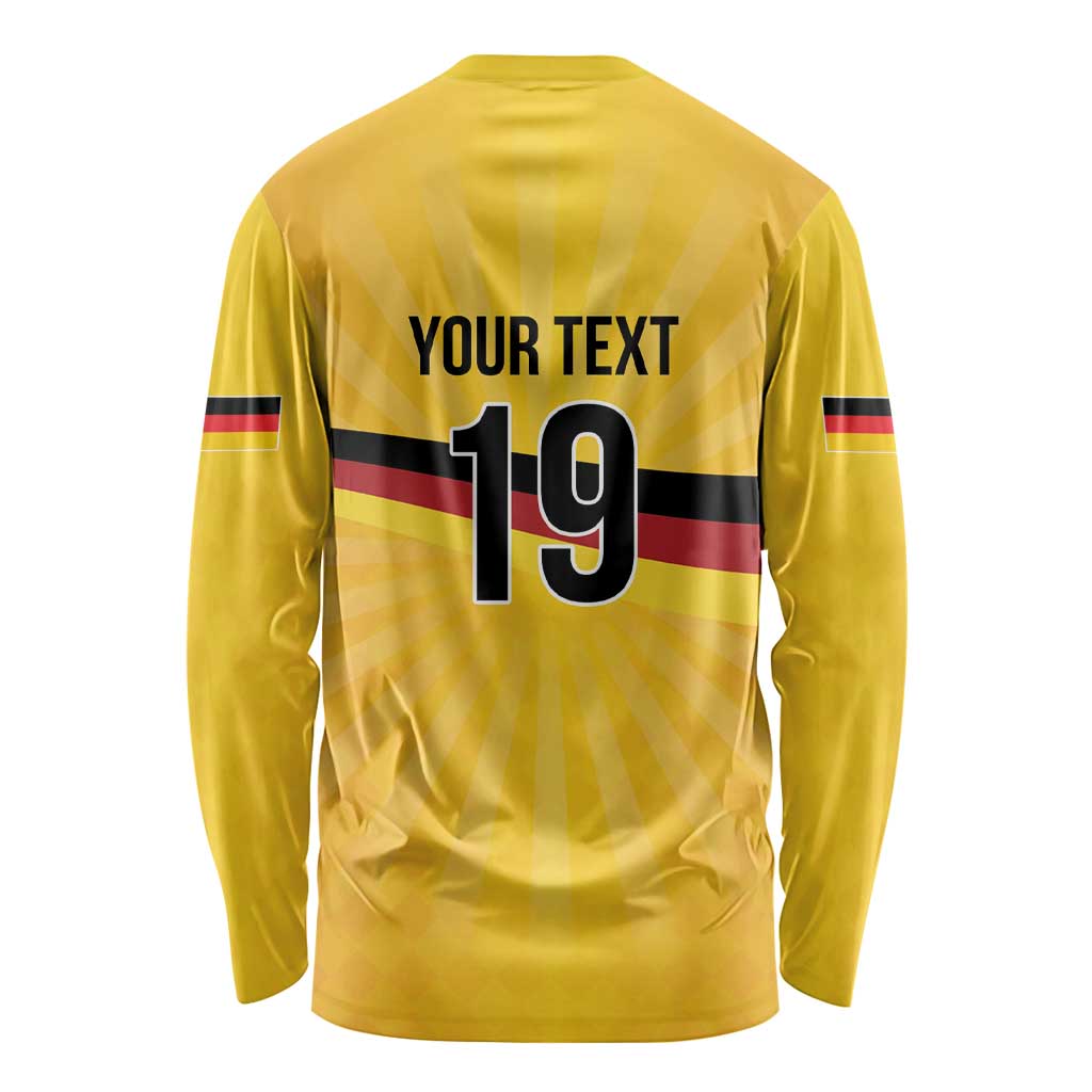 Custom Germany Heritage Eagle Long Sleeve Shirt German Eagle with Flag Design - Wonder Print Shop