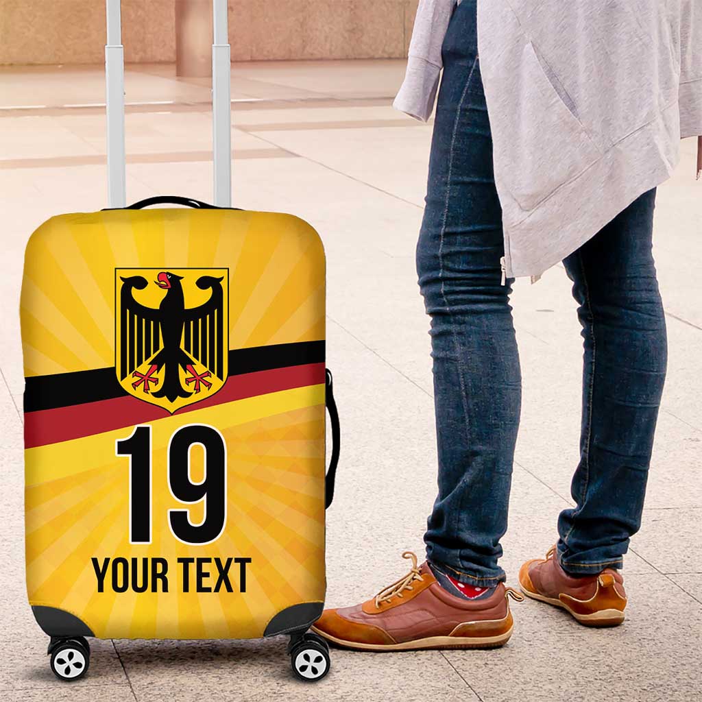 Custom Germany Heritage Eagle Luggage Cover German Eagle with Flag Design - Wonder Print Shop