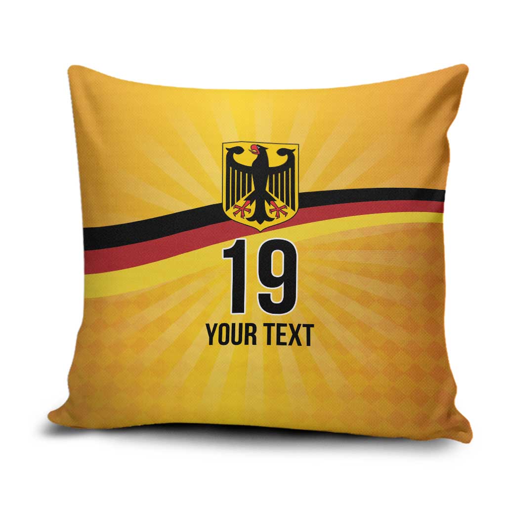 Custom Germany Heritage Eagle Pillow Cover German Eagle with Flag Design - Wonder Print Shop