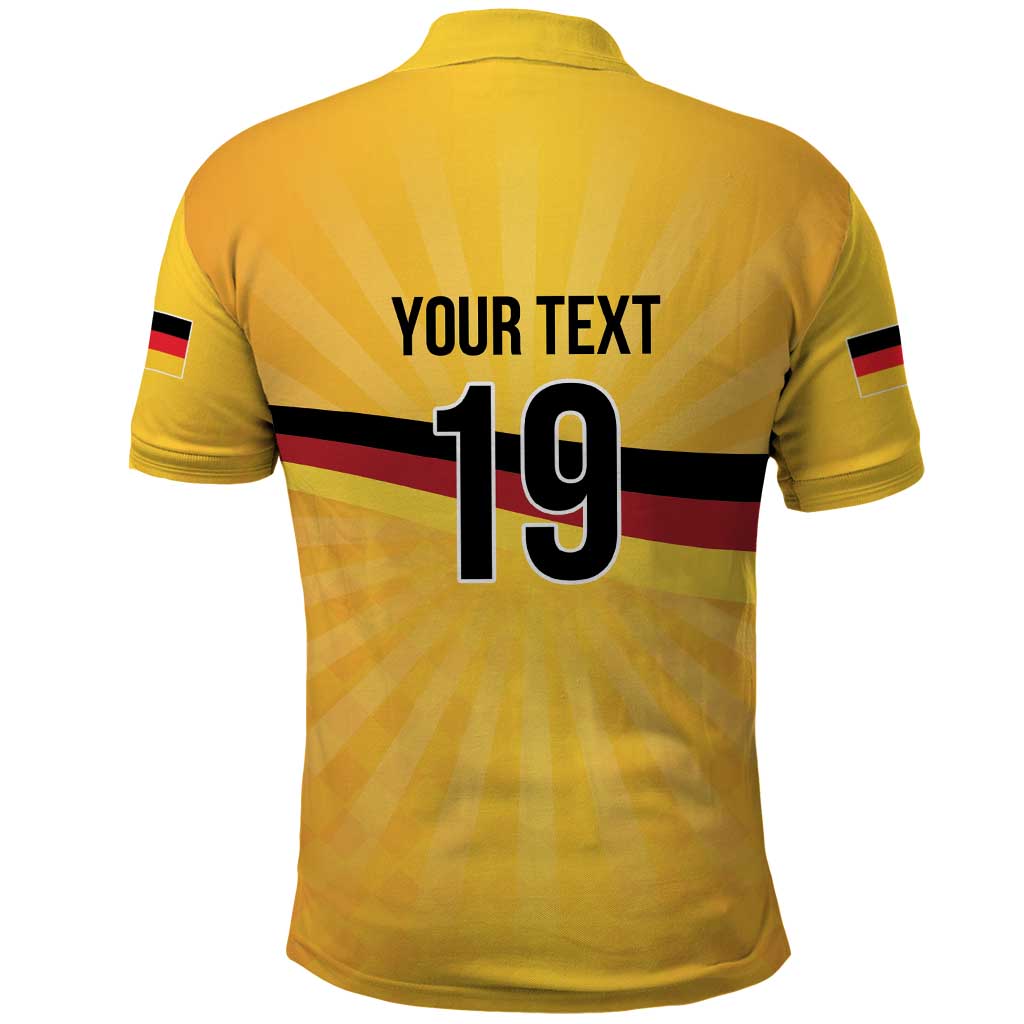 Custom Germany Heritage Eagle Polo Shirt German Eagle with Flag Design - Wonder Print Shop