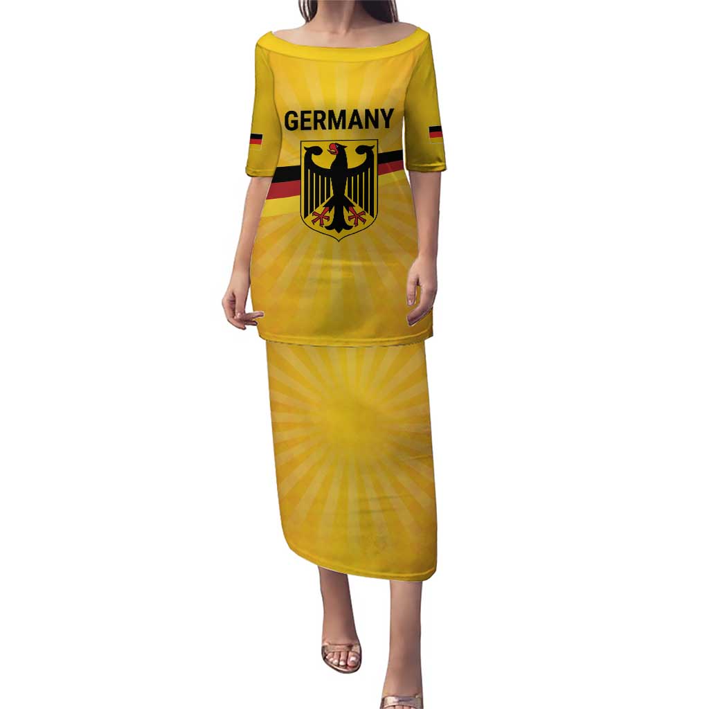 Custom Germany Heritage Eagle Puletasi German Eagle with Flag Design - Wonder Print Shop