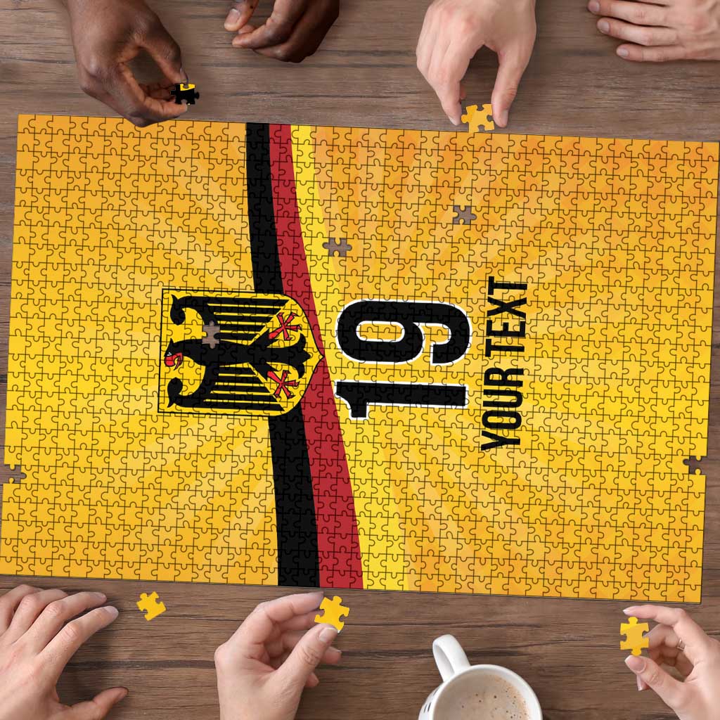 Custom Germany Heritage Eagle Puzzle German Eagle with Flag Design - Wonder Print Shop