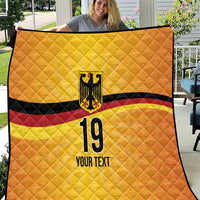 Custom Germany Heritage Eagle Quilt German Eagle with Flag Design - Wonder Print Shop