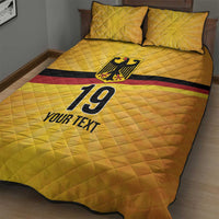 Custom Germany Heritage Eagle Quilt Bed Set German Eagle with Flag Design - Wonder Print Shop