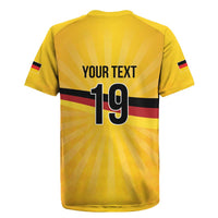 Custom Germany Heritage Eagle Rugby Jersey German Eagle with Flag Design - Wonder Print Shop