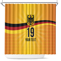 Custom Germany Heritage Eagle Shower Curtain German Eagle with Flag Design - Wonder Print Shop