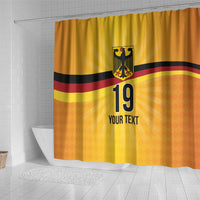 Custom Germany Heritage Eagle Shower Curtain German Eagle with Flag Design - Wonder Print Shop