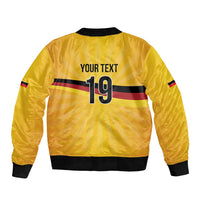 Custom Germany Heritage Eagle Sleeve Zip Bomber Jacket German Eagle with Flag Design - Wonder Print Shop