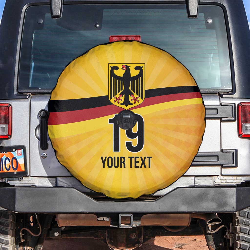 Custom Germany Heritage Eagle Spare Tire Cover German Eagle with Flag Design - Wonder Print Shop