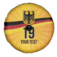 Custom Germany Heritage Eagle Spare Tire Cover German Eagle with Flag Design - Wonder Print Shop