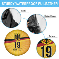 Custom Germany Heritage Eagle Spare Tire Cover German Eagle with Flag Design - Wonder Print Shop