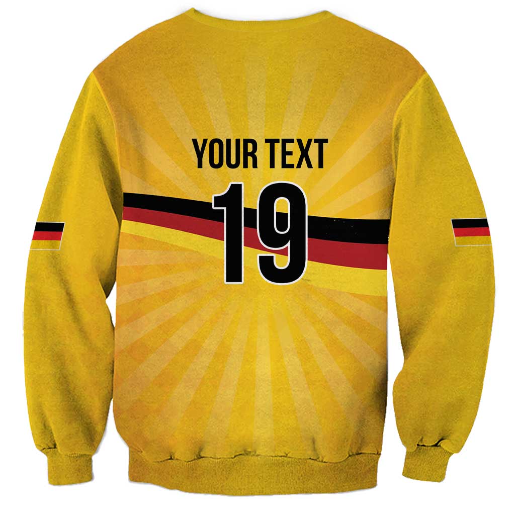 Custom Germany Heritage Eagle Sweatshirt German Eagle with Flag Design - Wonder Print Shop