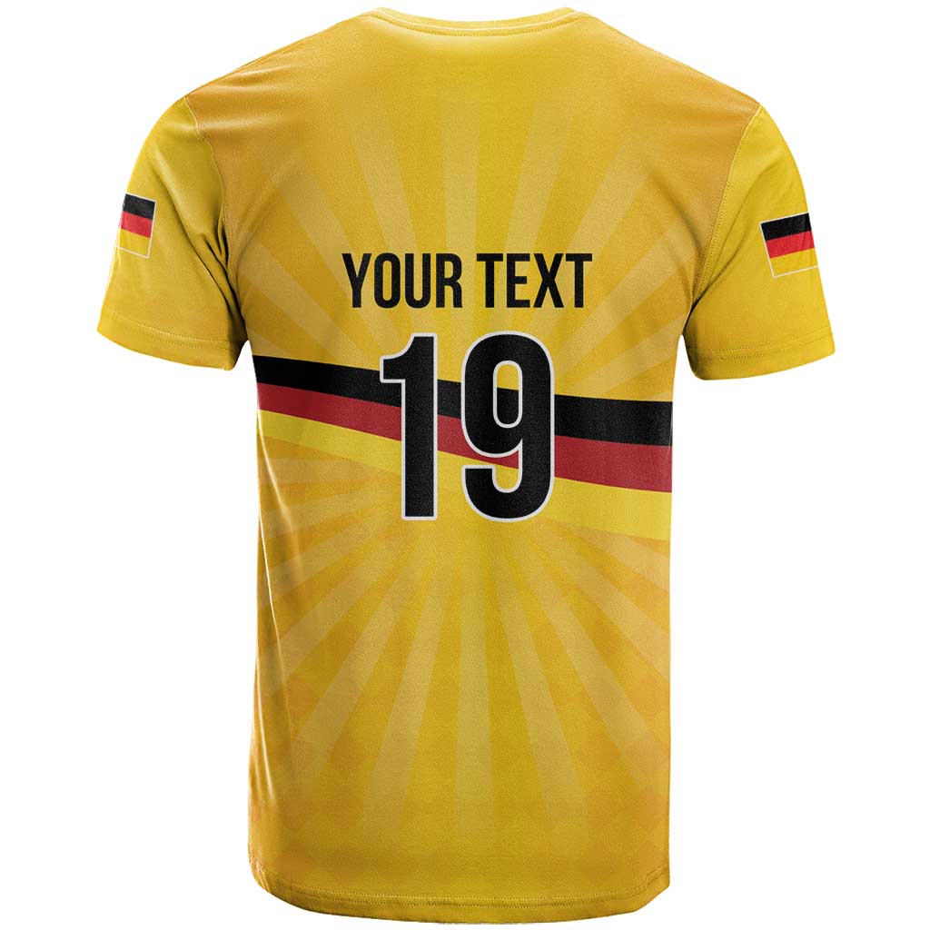 Custom Germany Heritage Eagle T Shirt German Eagle with Flag Design - Wonder Print Shop