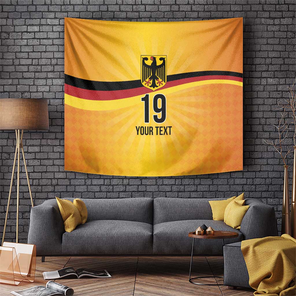 Custom Germany Heritage Eagle Tapestry German Eagle with Flag Design - Wonder Print Shop