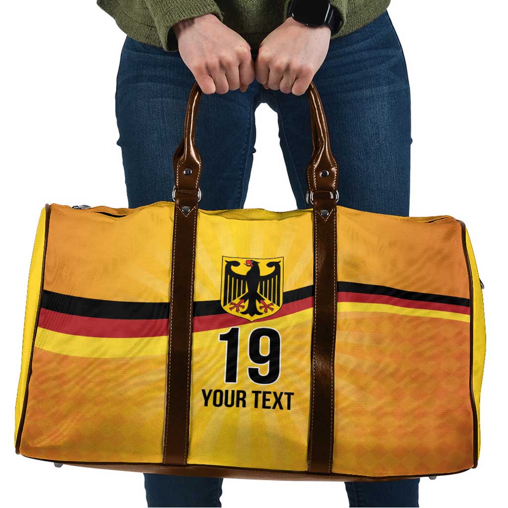 Custom Germany Heritage Eagle Travel Bag German Eagle with Flag Design - Wonder Print Shop