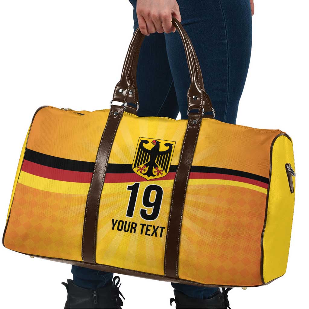 Custom Germany Heritage Eagle Travel Bag German Eagle with Flag Design - Wonder Print Shop