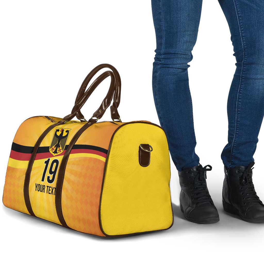Custom Germany Heritage Eagle Travel Bag German Eagle with Flag Design - Wonder Print Shop
