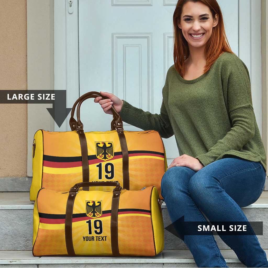 Custom Germany Heritage Eagle Travel Bag German Eagle with Flag Design - Wonder Print Shop