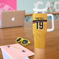 Custom Germany Heritage Eagle Tumbler With Handle German Eagle with Flag Design - Wonder Print Shop