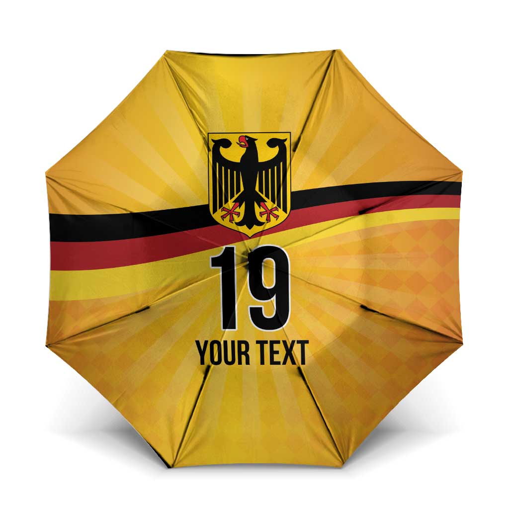 Custom Germany Heritage Eagle Umbrella German Eagle with Flag Design - Wonder Print Shop